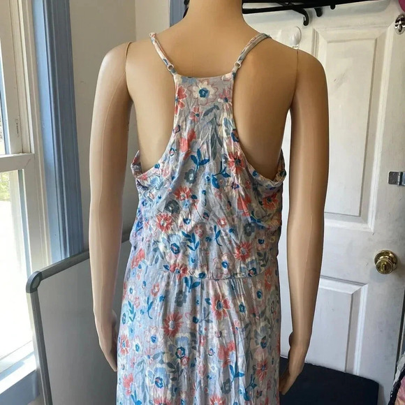 LC Lauren Conrad Women’s L Floral Maxi Dress Stretch Beach Summer Comfortable - Picture 8 of 9